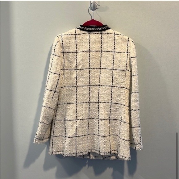 Alice + Olivia White and Black Checkered Jacket - Picture 5 of 5